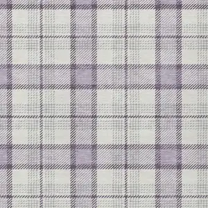 Photo of Lavender Purple And Gray Plaid Washable Indoor Outdoor Area Rug