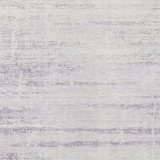 Lavender Purple And Ivory Abstract Washable Indoor Outdoor Area Rug Photo 4