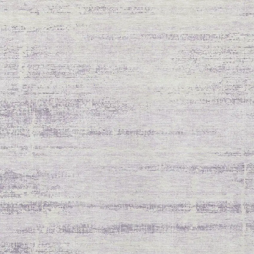 Lavender Purple And Ivory Abstract Washable Indoor Outdoor Area Rug Photo 4