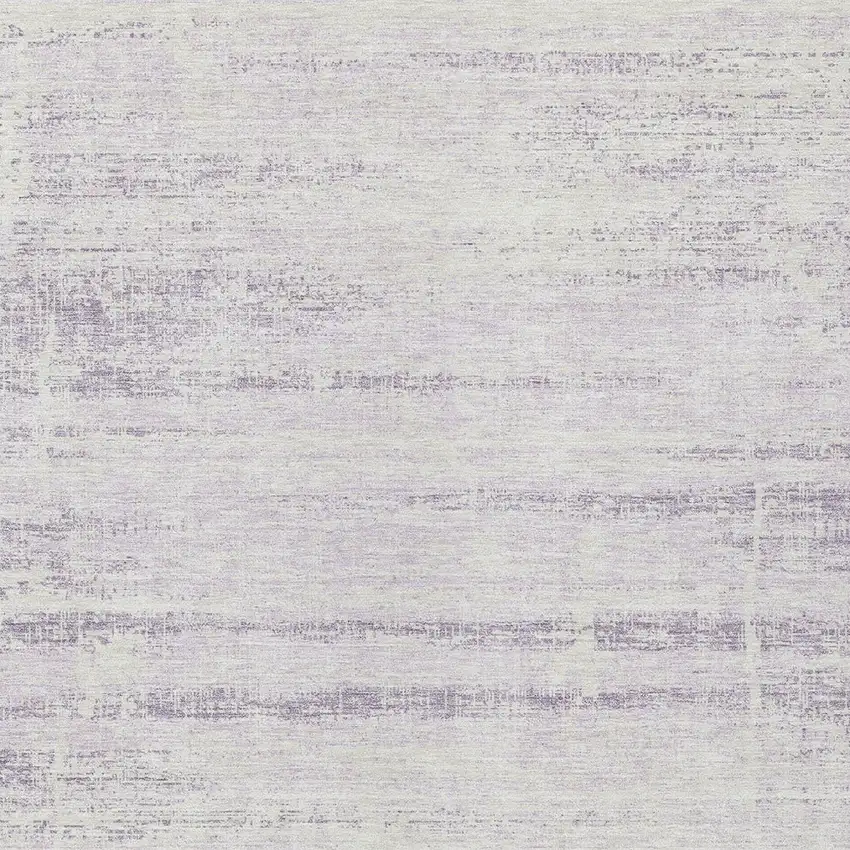 Lavender Purple And Ivory Abstract Washable Indoor Outdoor Area Rug Photo 6