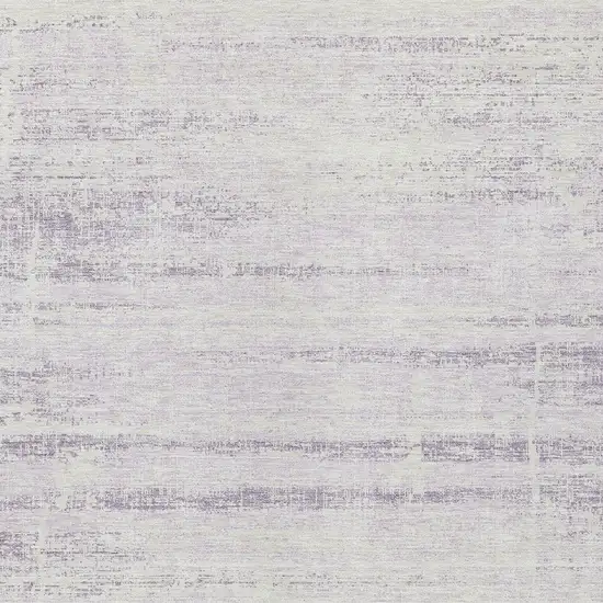 Lavender Purple And Ivory Abstract Washable Indoor Outdoor Area Rug Photo 6