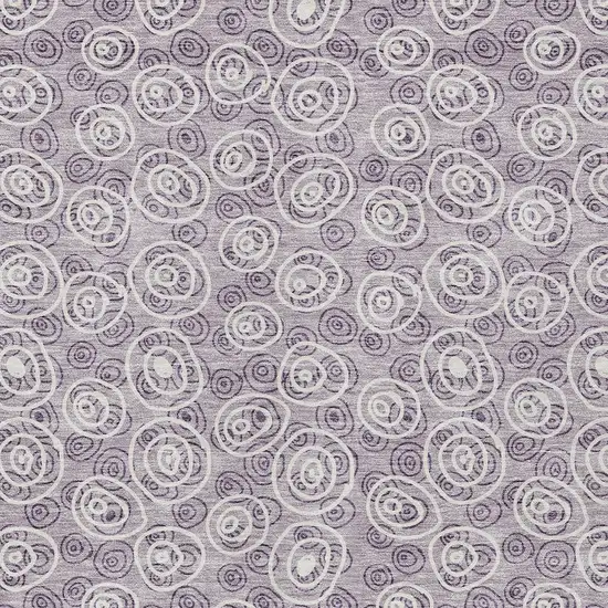Lavender Purple And Ivory Geometric Washable Indoor Outdoor Area Rug Photo 5