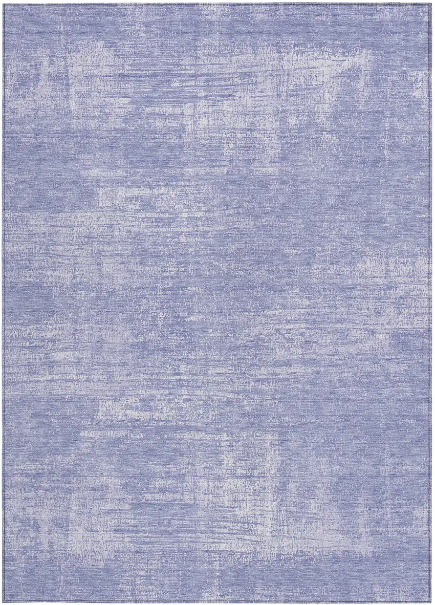 Lavender Purple And Lilac Abstract Washable Indoor Outdoor Area Rug Photo 6