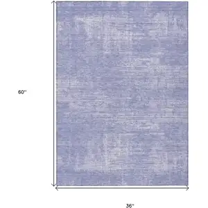 Photo of Lavender Purple And Lilac Abstract Washable Indoor Outdoor Area Rug