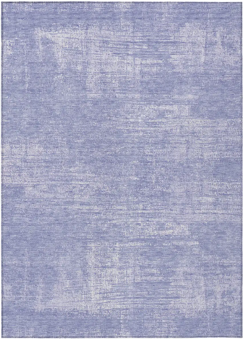 Lavender Purple And Lilac Abstract Washable Indoor Outdoor Area Rug Photo 2