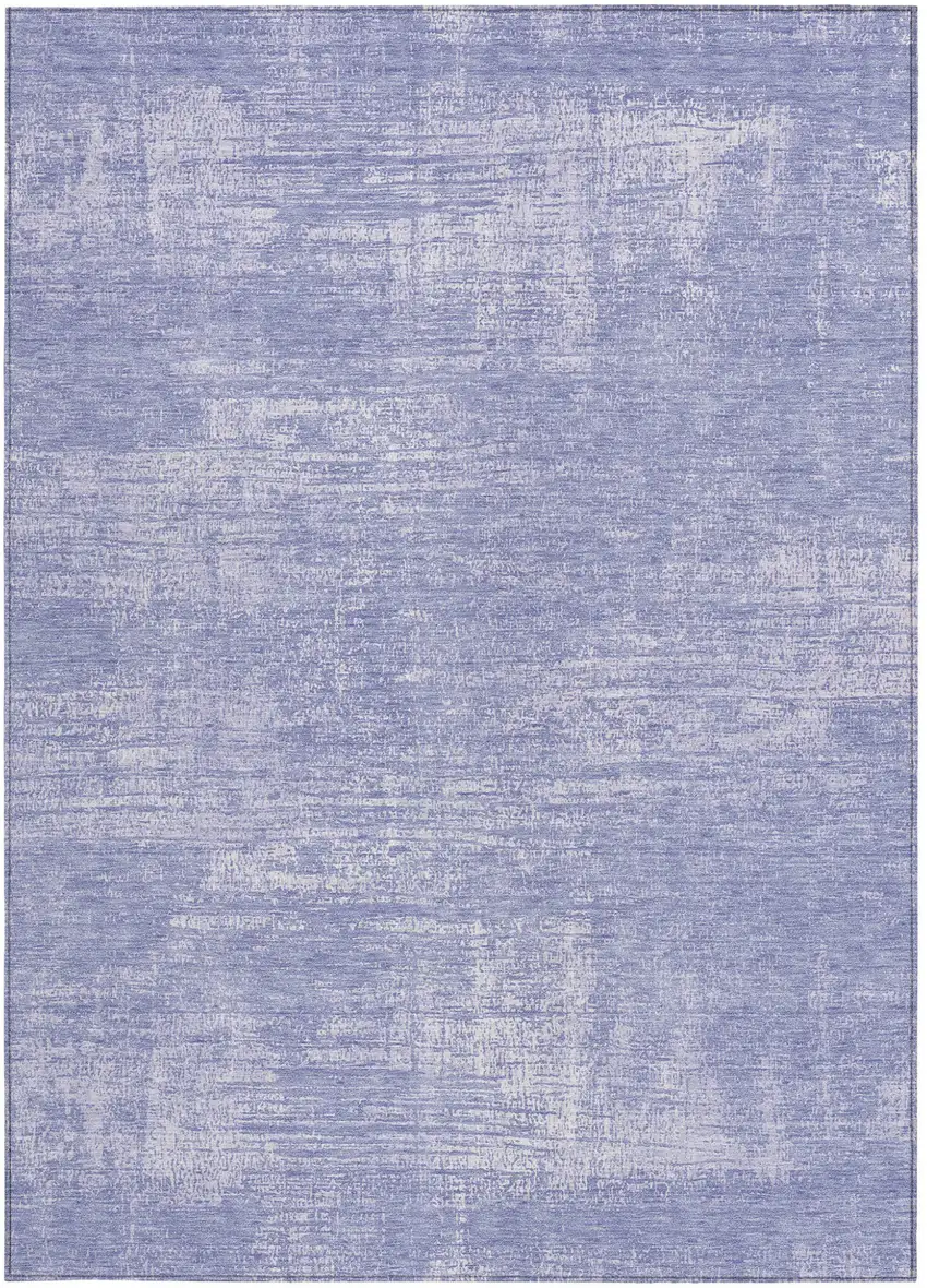 Lavender Purple And Lilac Abstract Washable Indoor Outdoor Area Rug Photo 6