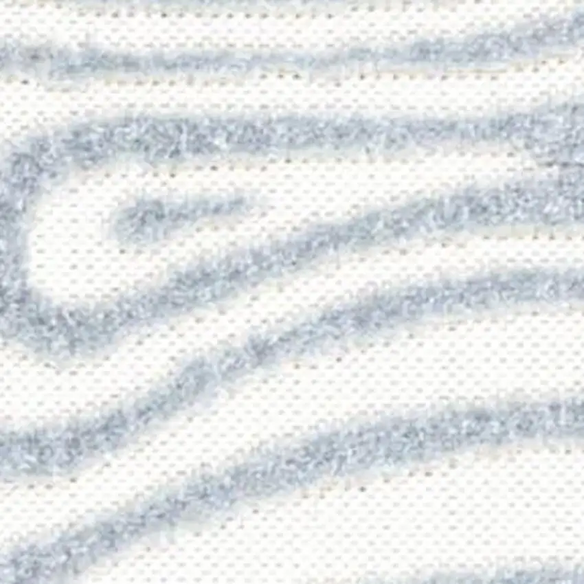 Light Blue And Ivory Abstract Indoor Outdoor Area Rug Photo 2