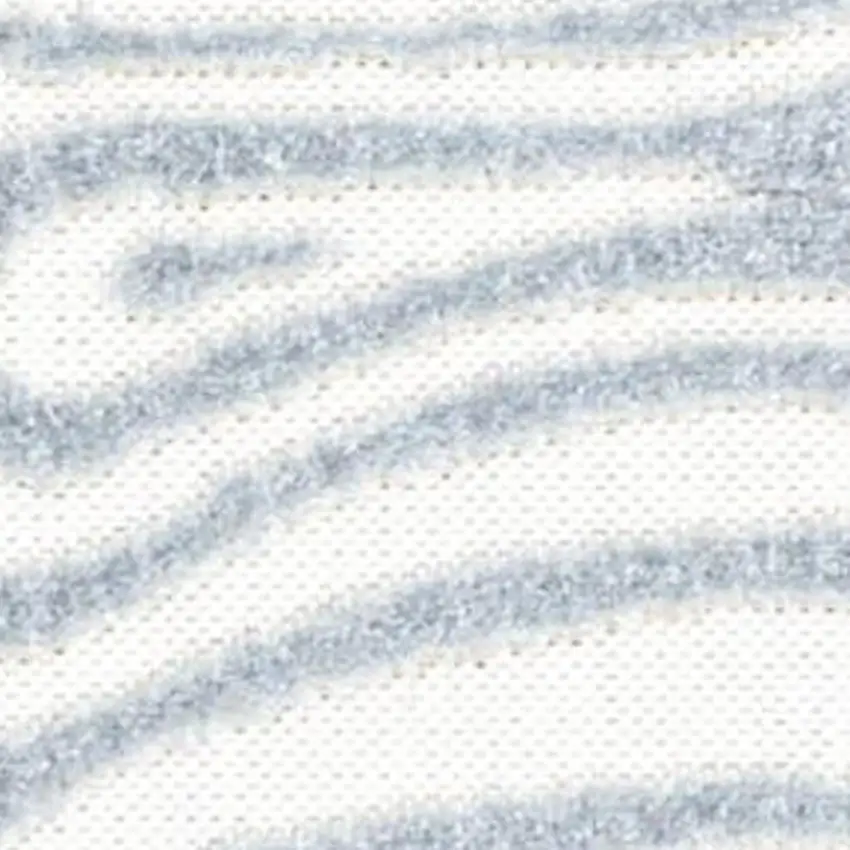 Light Blue And Ivory Abstract Indoor Outdoor Area Rug Photo 2