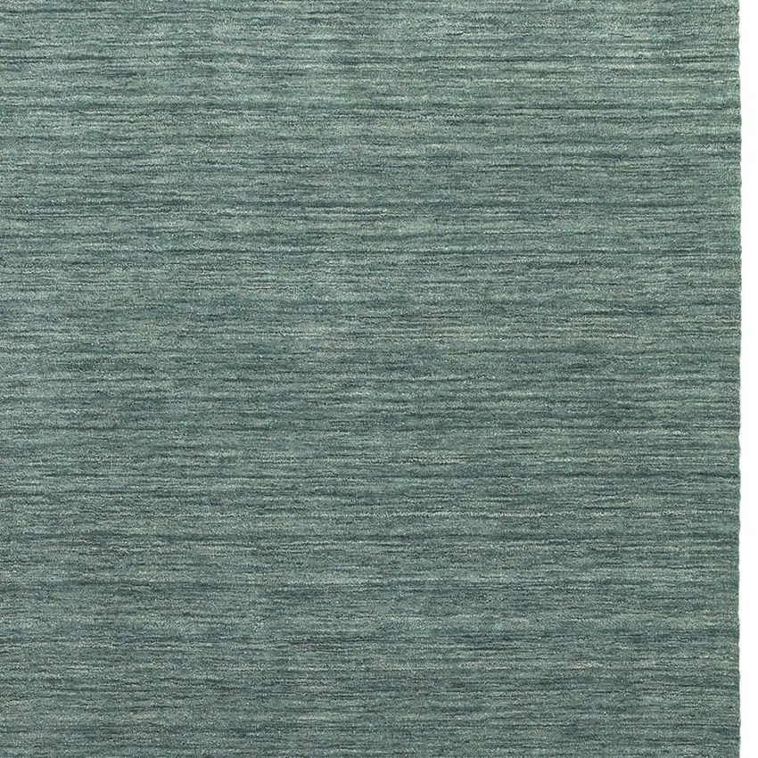 Light Blue Wool Hand Tufted Area Rug Photo 5