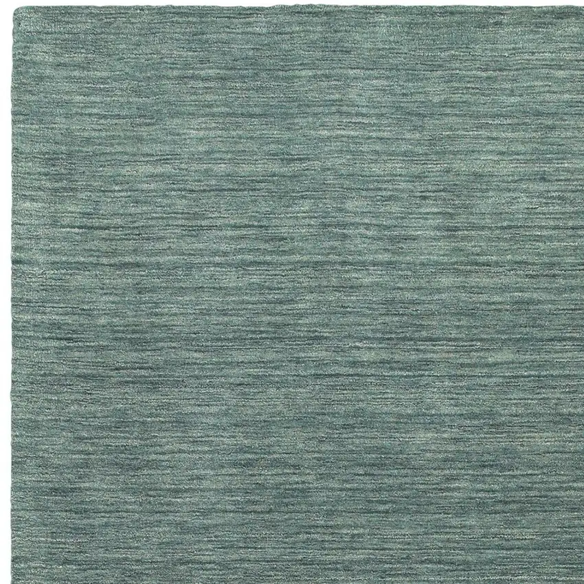 Light Blue Wool Hand Tufted Area Rug Photo 5