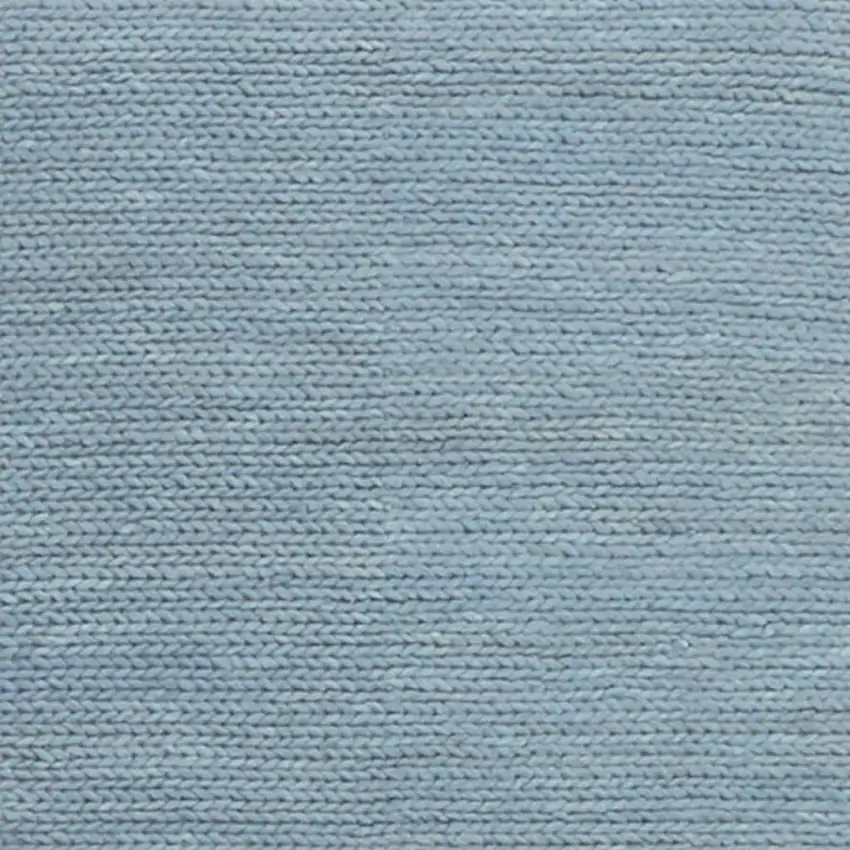 Blue And Ivory Wool Hand Tufted Area Rug Photo 4