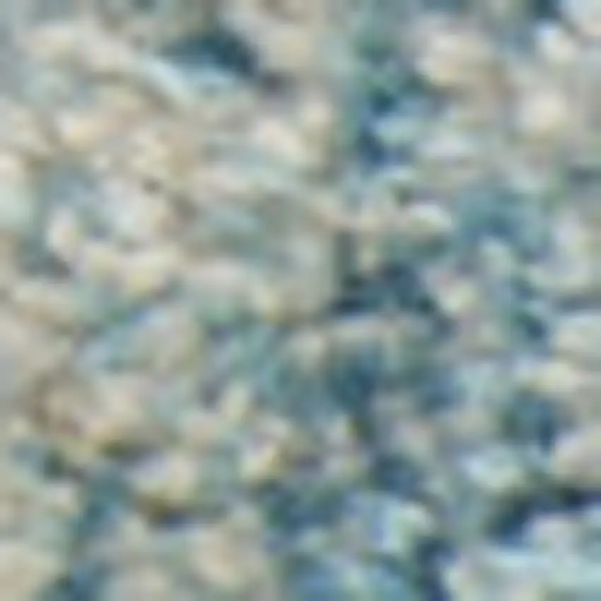 Blue And Ivory Abstract Area Rug Photo 2