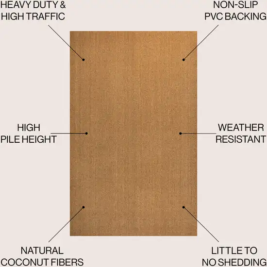 Light Brown Indoor Outdoor Area Rug Photo 8