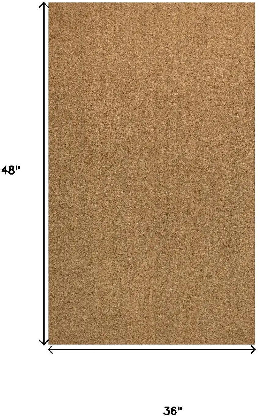 Light Brown Indoor Outdoor Area Rug Photo 6
