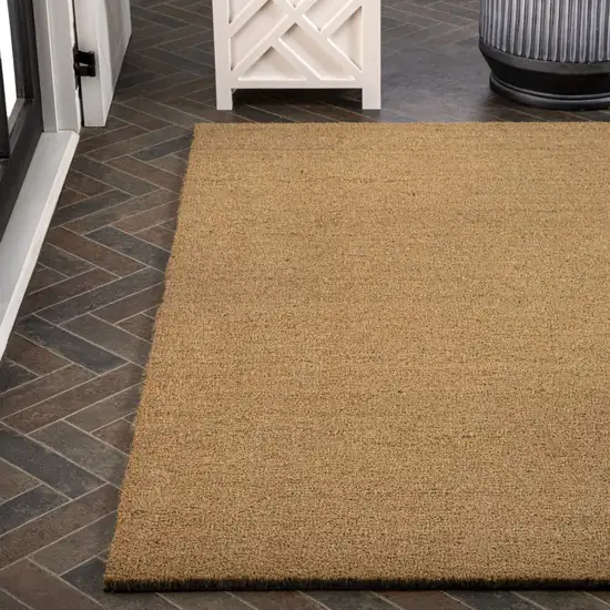 Light Brown Indoor Outdoor Area Rug Photo 8