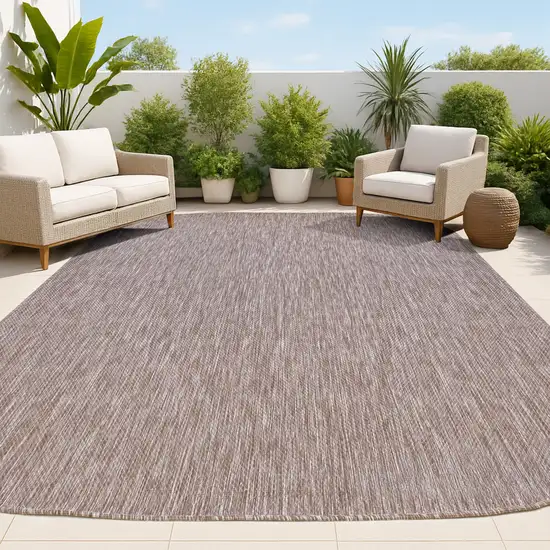 Light Brown Indoor Outdoor Area Rug Photo 3
