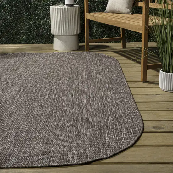 Light Brown Indoor Outdoor Area Rug Photo 6