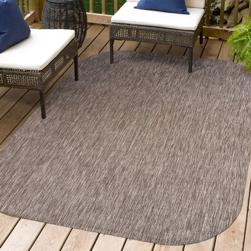 Light Brown Indoor Outdoor Area Rug Photo 8