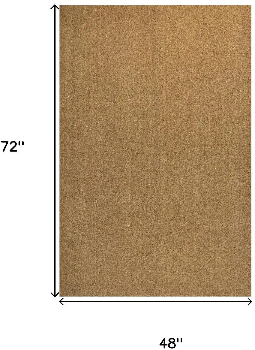 Light Brown Indoor Outdoor Area Rug Photo 3