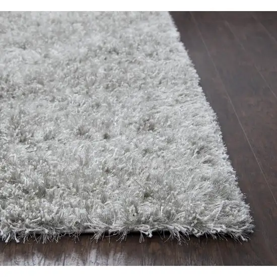 Light Gray And Silver Hand Tufted Area Rug Photo 2