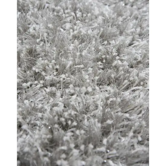 Light Gray And Silver Hand Tufted Area Rug Photo 3