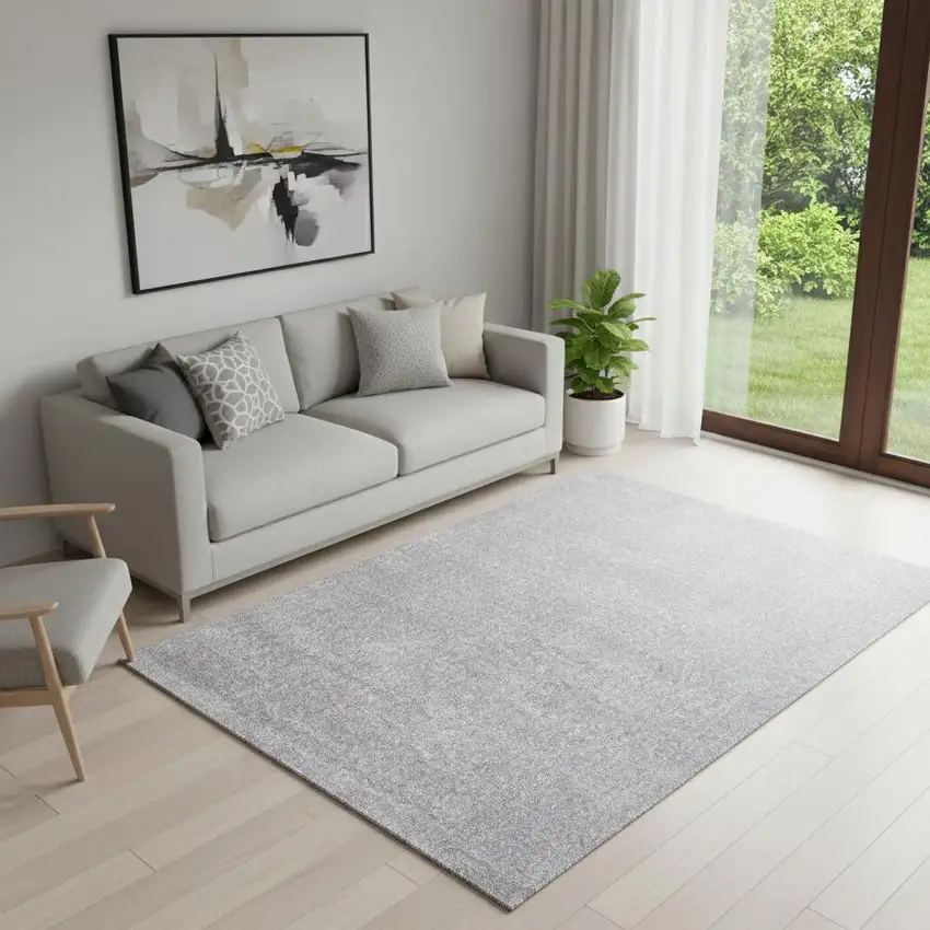 Light Gray Area Rug Photo 2