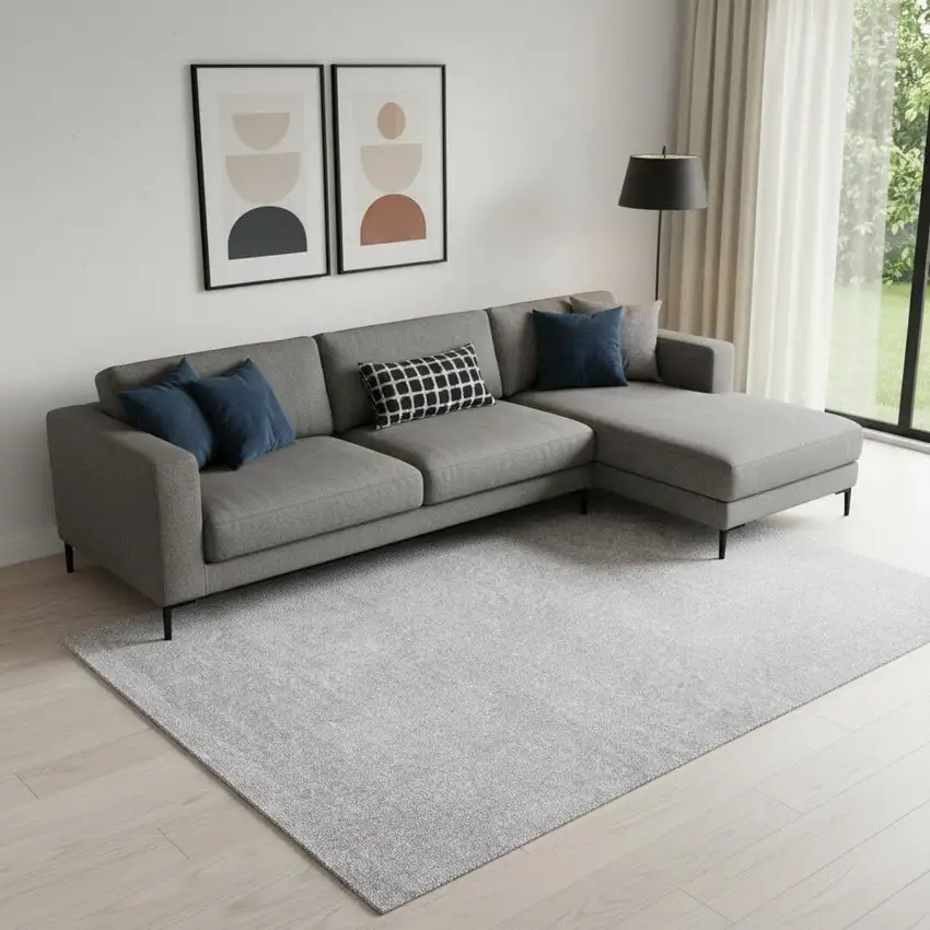 Light Gray Area Rug Photo 2