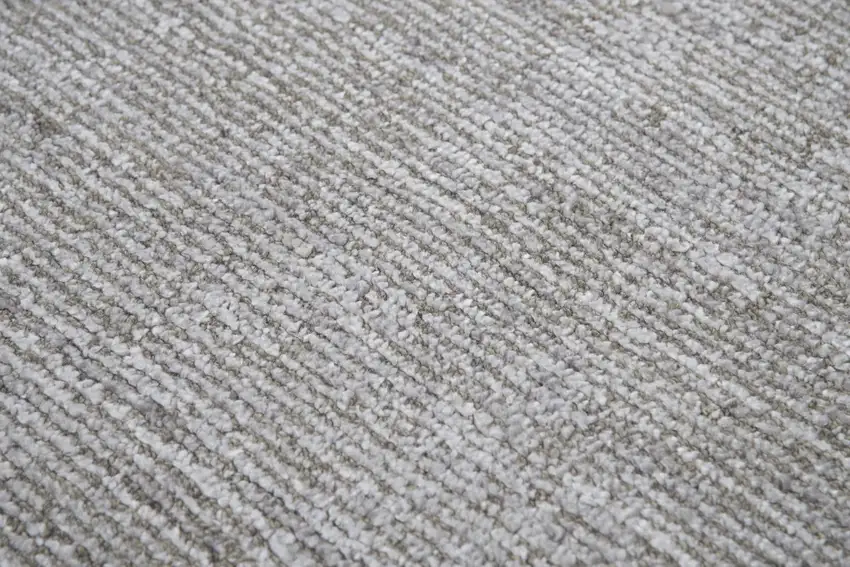 Light Gray Beige And Ivory Wool Hand Loomed Area Rug Photo 4