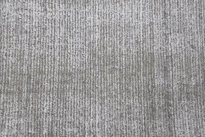 Light Gray Beige And Ivory Wool Hand Loomed Area Rug Photo 3