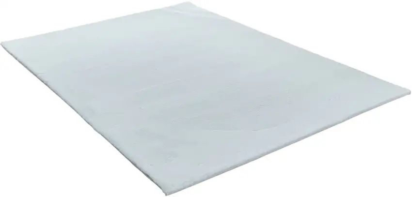Light Gray Faux Fur Shag Non Skid Area Rug Photo 1