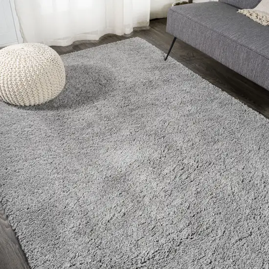 Light Gray Flatweave Area Rug Photo 6