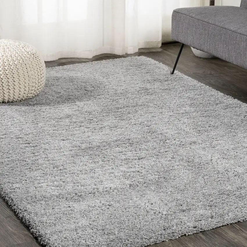 Light Gray Flatweave Area Rug Photo 4