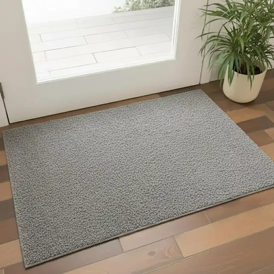 Light Gray Flatweave Area Rug Photo 2