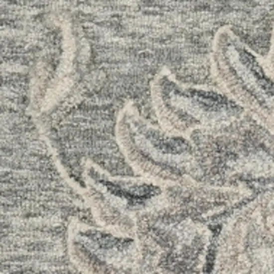 Gray Wool Hand Tufted Area Rug Photo 3