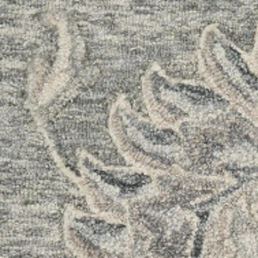 Gray Wool Hand Tufted Area Rug Photo 3