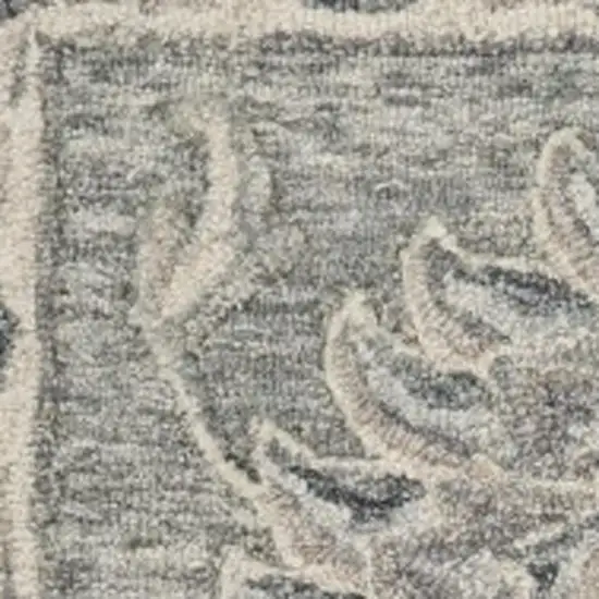 Gray Wool Hand Tufted Area Rug Photo 8