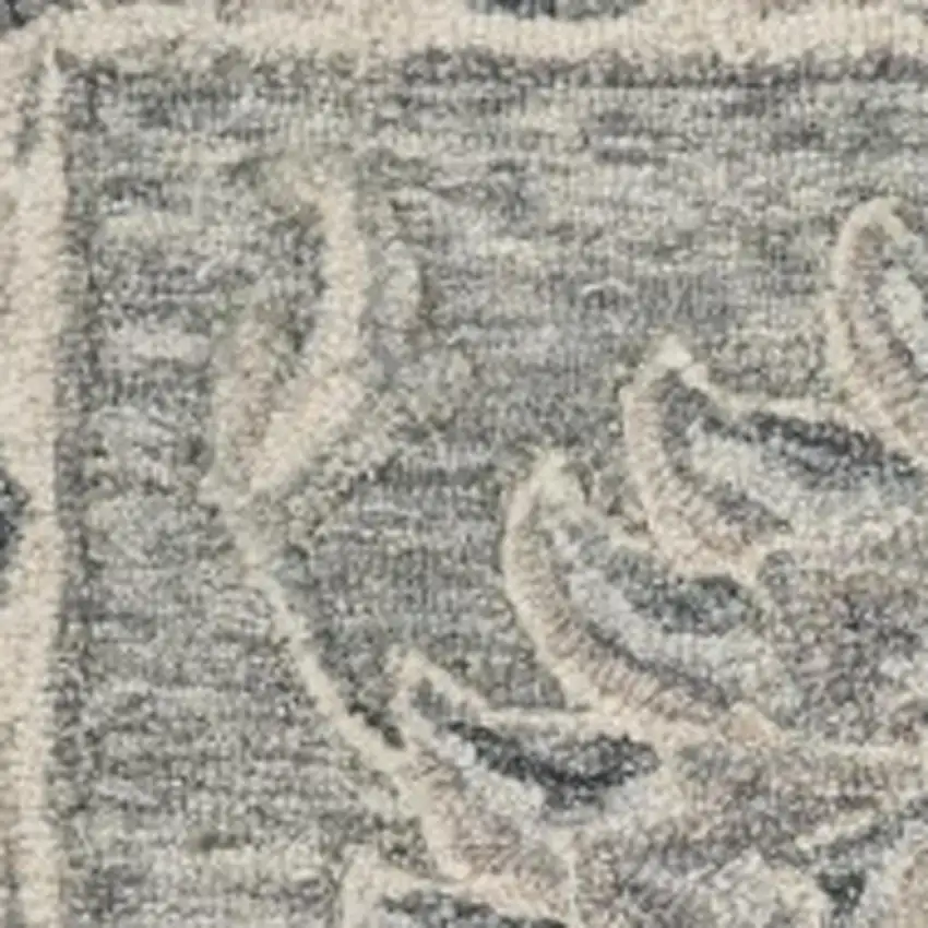 Gray Wool Hand Tufted Area Rug Photo 8