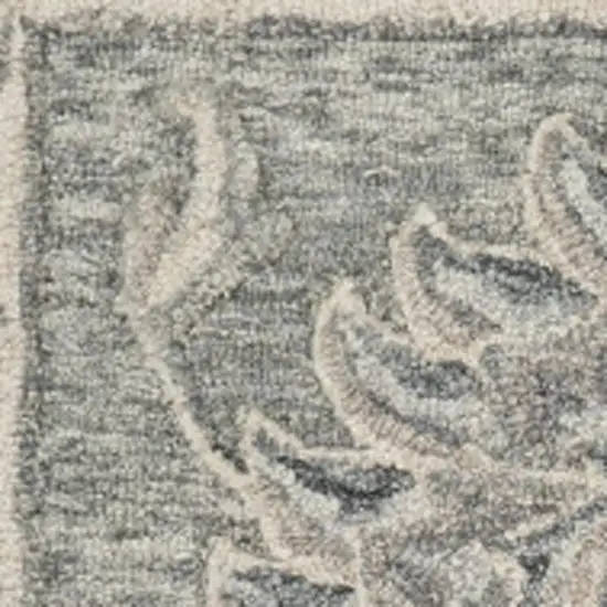 Gray Wool Hand Tufted Area Rug Photo 1
