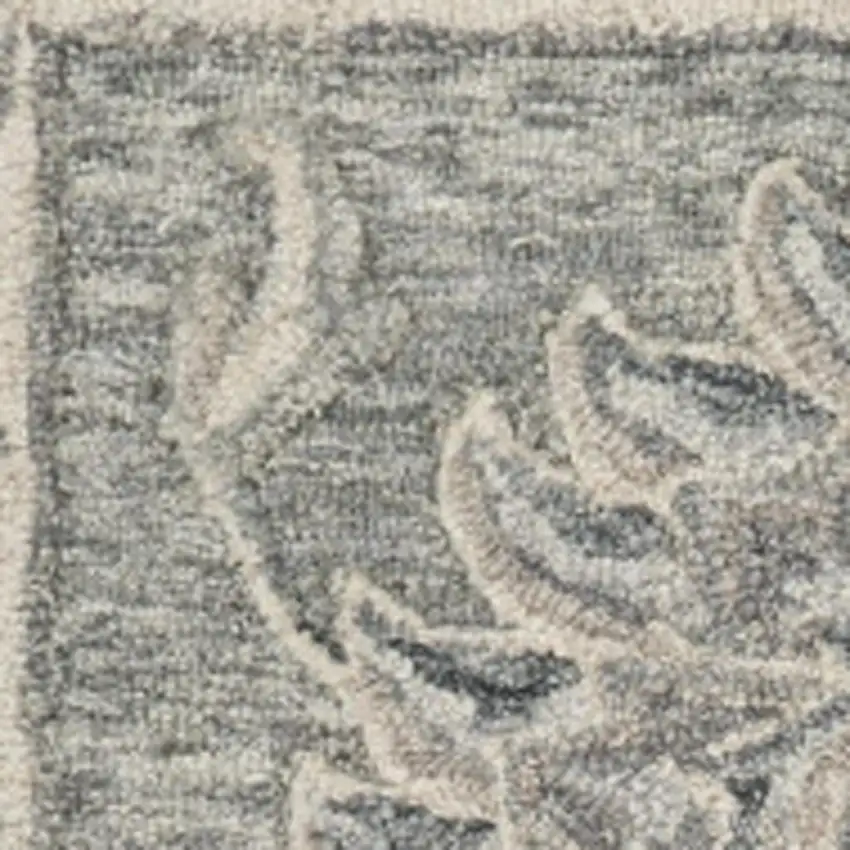 Gray Wool Hand Tufted Area Rug Photo 1