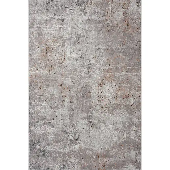 Light Gray Modern Abstract Area Rug Photo 1
