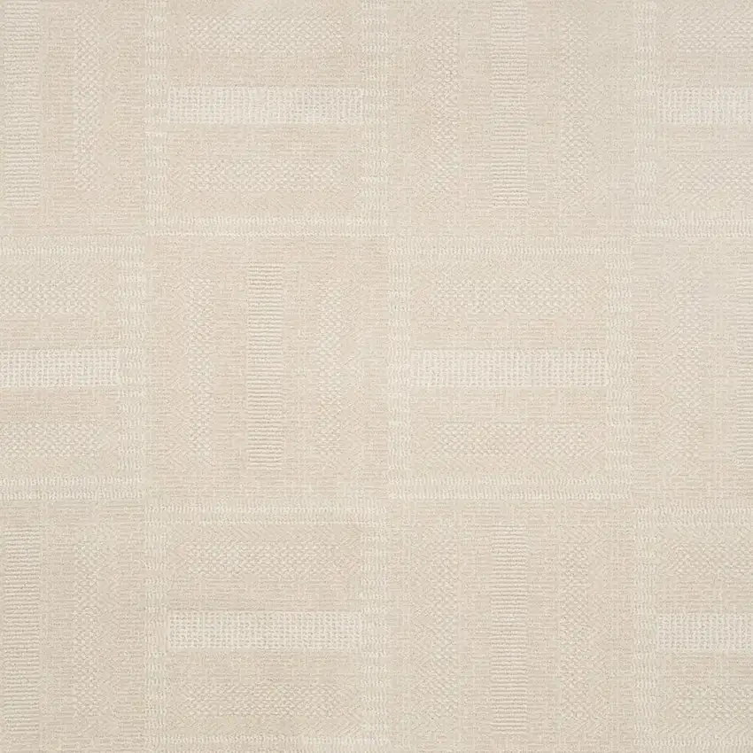 Light Taupe Geometric Area Rug Photo 3