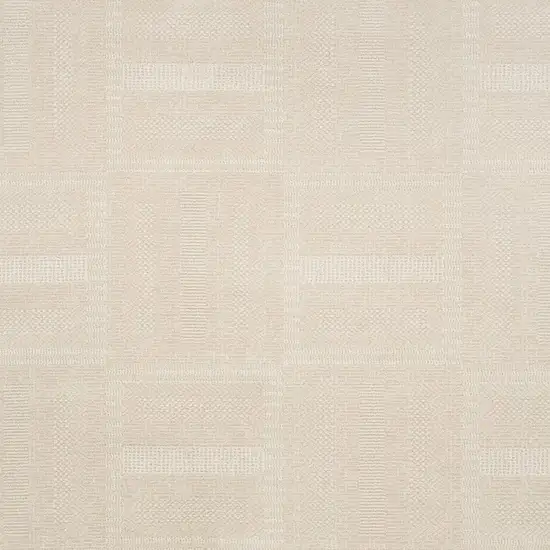 Light Taupe Geometric Area Rug Photo 3