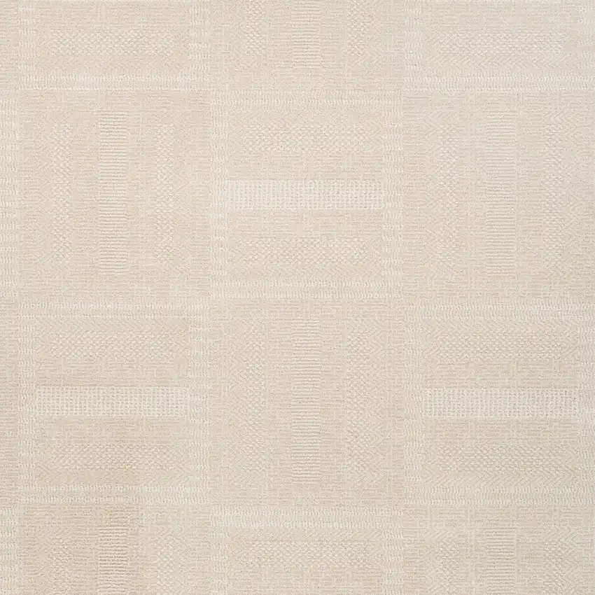 Light Taupe Geometric Area Rug Photo 9