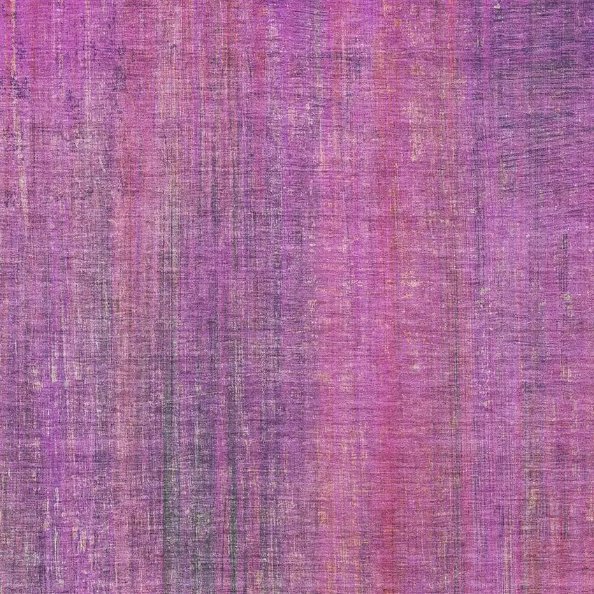 Lilac And Blush Striped Washable Area Rug With UV Protection Photo 4