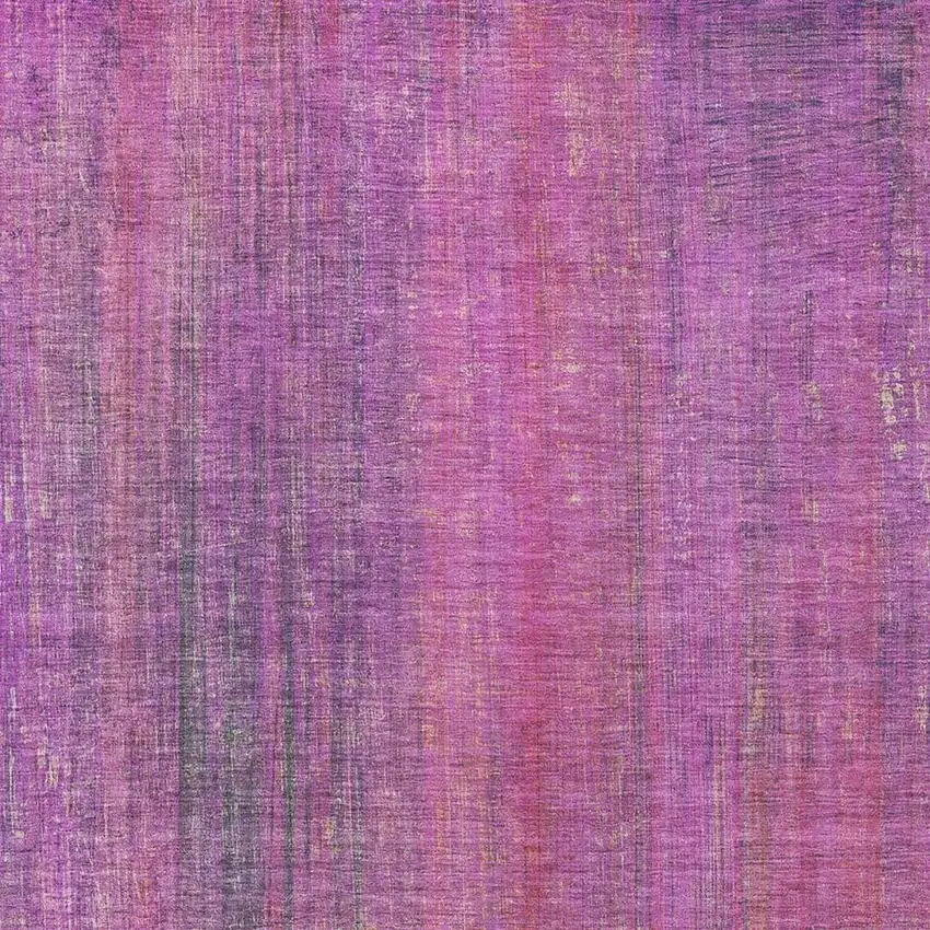 Lilac And Blush Striped Washable Area Rug With UV Protection Photo 3