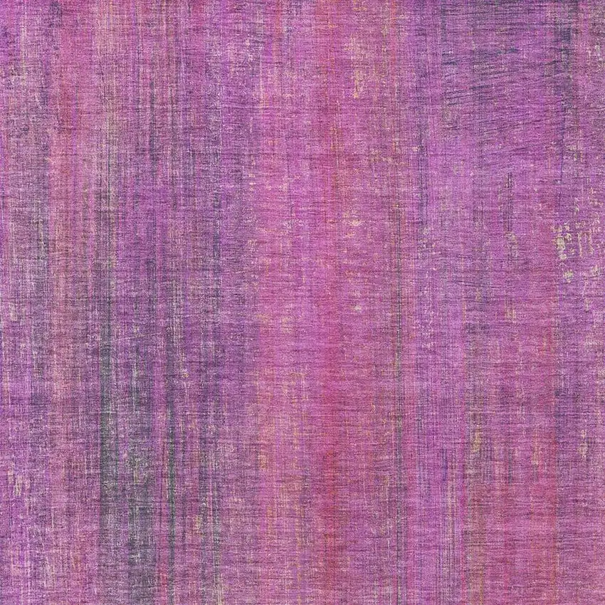 Lilac And Blush Striped Washable Area Rug With UV Protection Photo 3