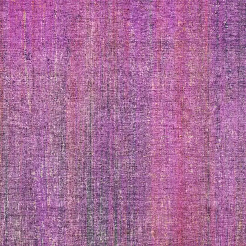 Lilac And Blush Striped Washable Area Rug With UV Protection Photo 3