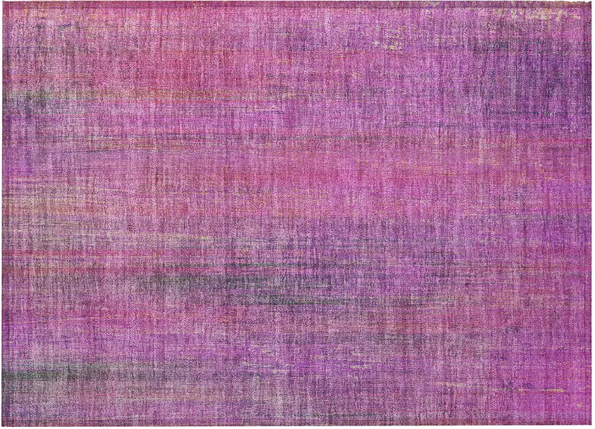 Lilac Striped Washable Non Skid Indoor Outdoor Area Rug Photo 4