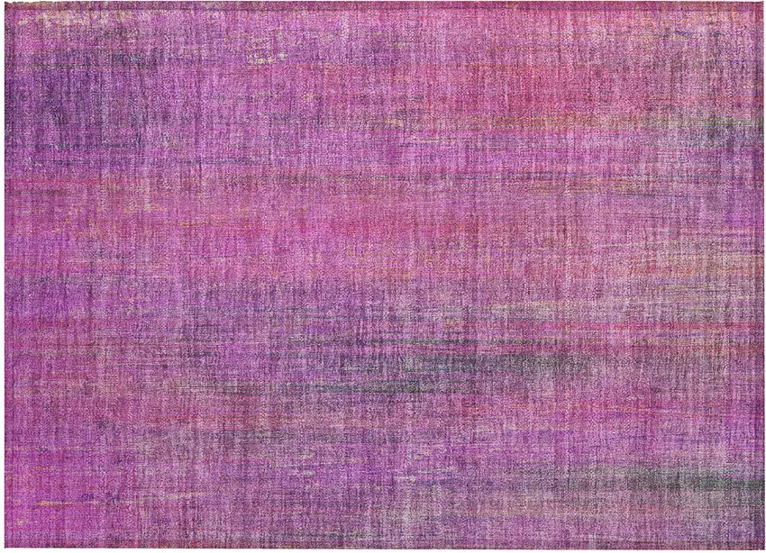 Lilac Striped Washable Non Skid Indoor Outdoor Area Rug Photo 2