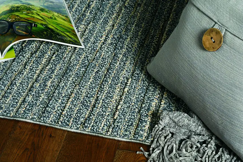 Lime And Mocha Wool Handmade Area Rug Photo 2